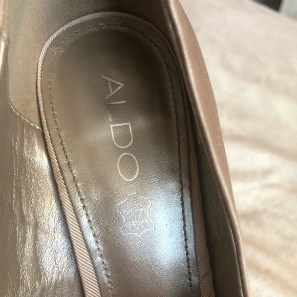 Aldo Prucha champagne colour heels size 9 - Picture 10 of 12